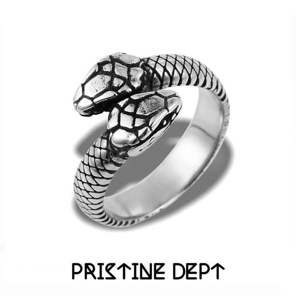 RING - Snake Ring Silver - Picture 1 of 4
